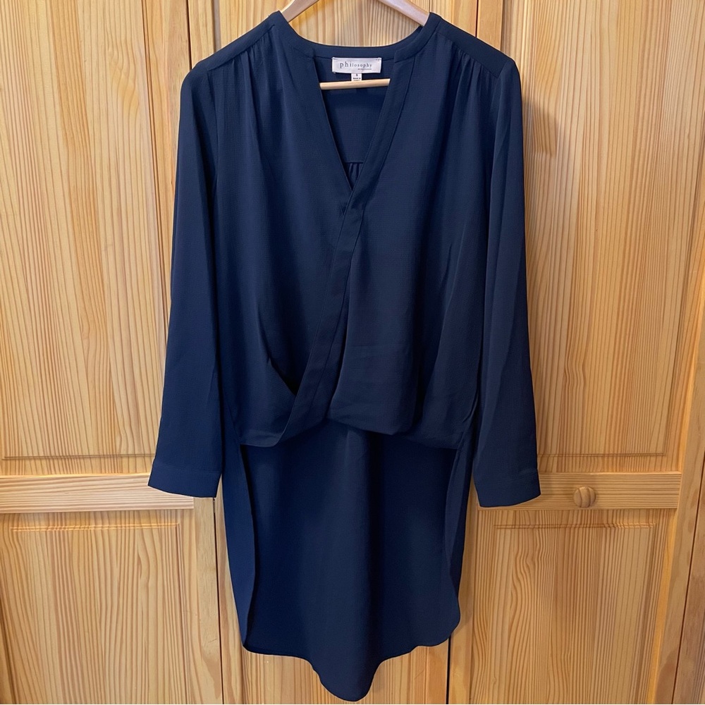 Philosophy Wrap-style Top